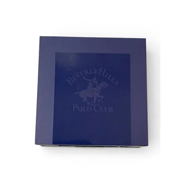 Beverly Hills Polo Club Mens Black Dial Chronograph Watch In Original Box, New - Picture 7 of 11